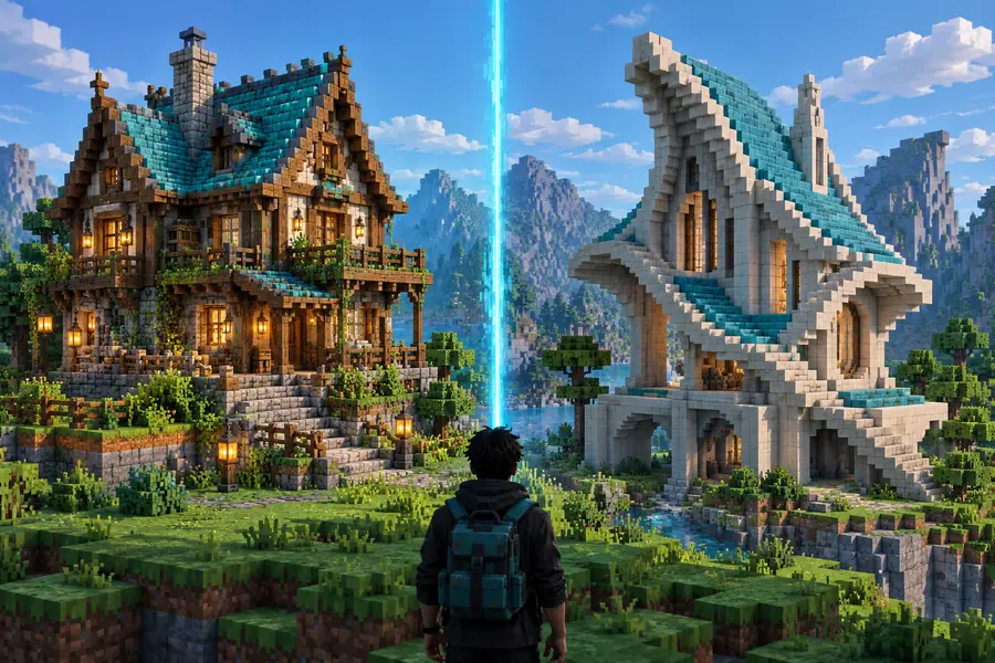 Für die Voxel-Konvertierung vorbereitetes GLB-Modell
